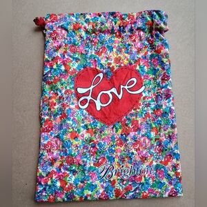 Brighton Floral Drawstring Bag Love